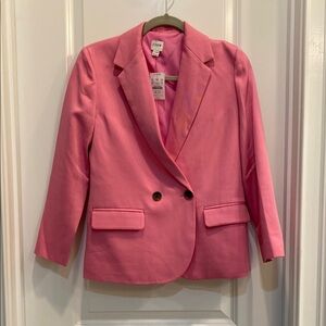 J. Crew Pink Blazer Modern Fitted Silhouette